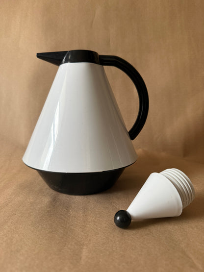 Black and White Cone Carafe