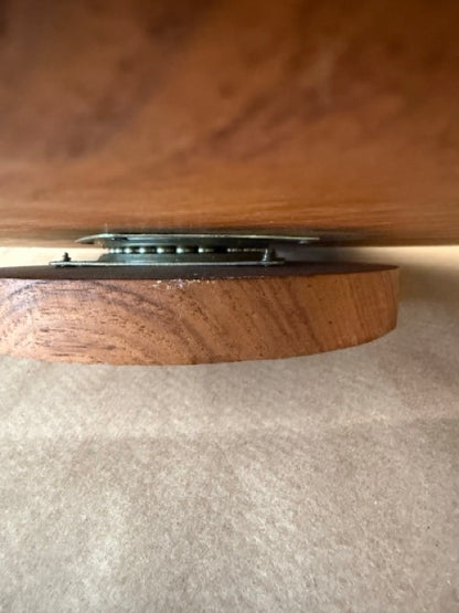 Carved Teak Lazy Susan Serving Tray