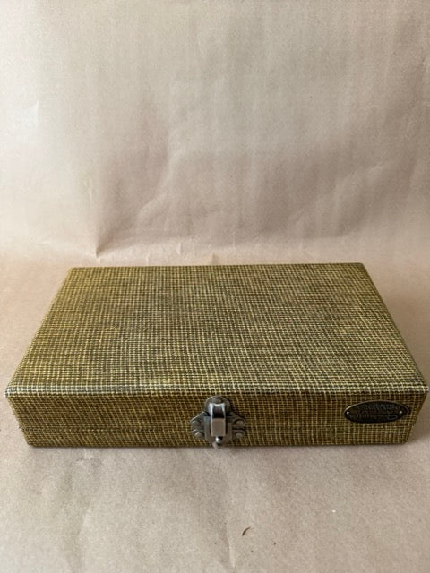 Linen-Wrapped Slide Storage Box