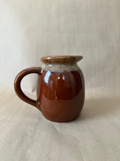Brown Drip Glaze Stoneware Mug