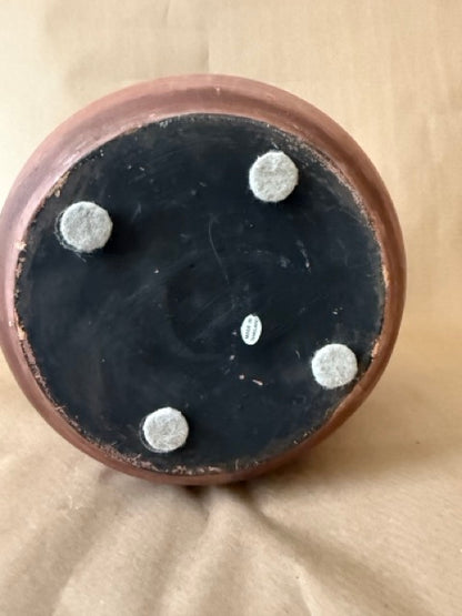 Studio Pottery Incised Vase