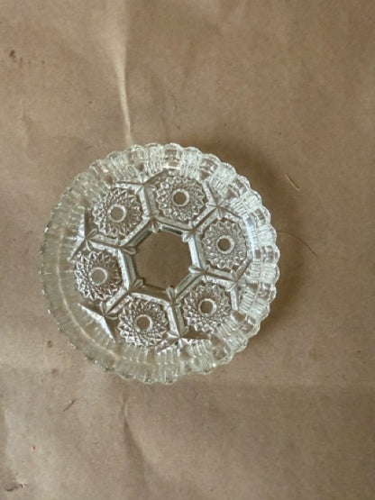 Pressed Glass Pinwheel Bowl