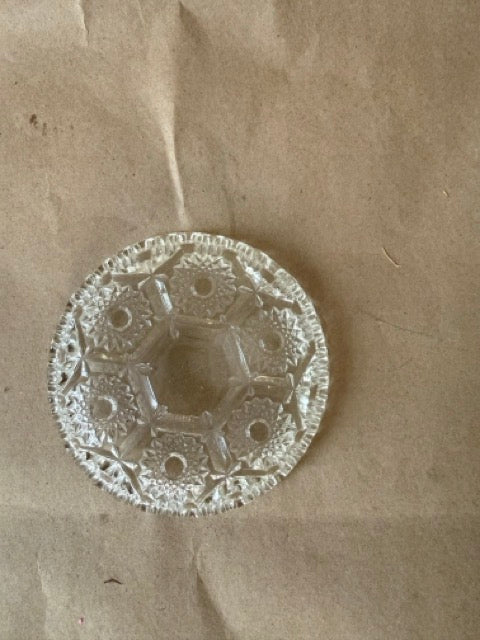Pressed Glass Pinwheel Bowl