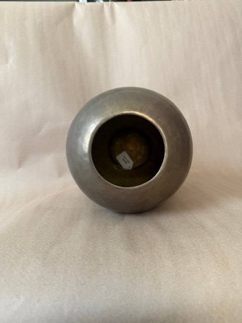 Large Textured Brass Vessel