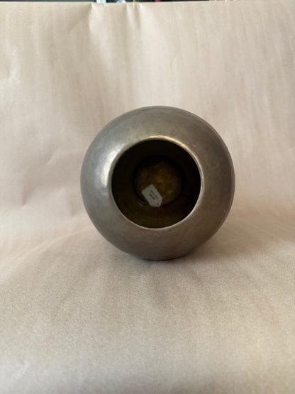 Large Textured Brass Vessel