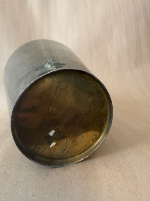 Large Textured Brass Vessel