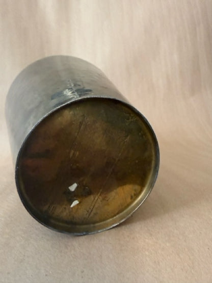 Large Textured Brass Vessel