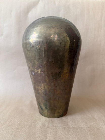 Large Textured Brass Vessel