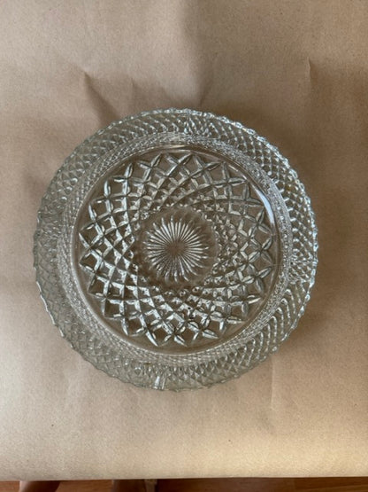 Anchor Hocking Wexford Pressed Glass Ashtray