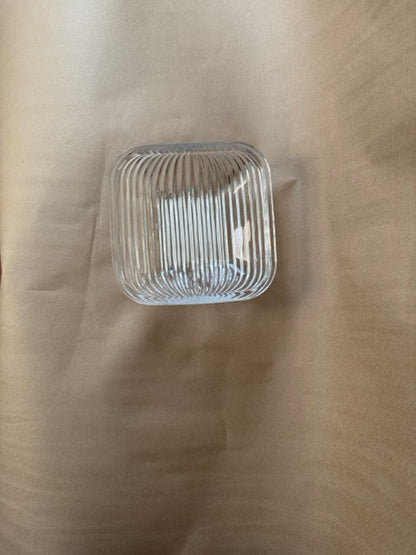 Villeroy & Boch Quadra Crystal Square Ribbed Serving Bowl