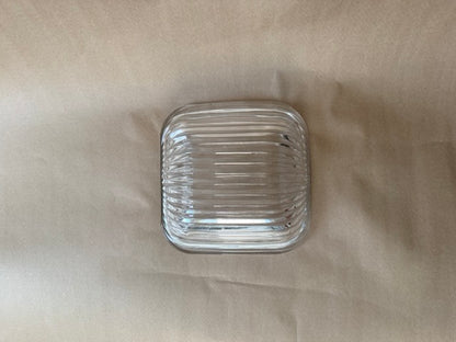Villeroy & Boch Quadra Crystal Square Ribbed Serving Bowl