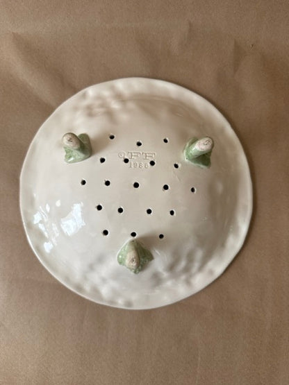 Footed Grape Berry Bowl, Vintage Fitz and Floyd