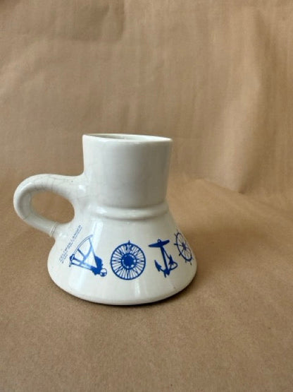 Captain mug, nautical motifs