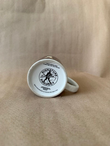 Elvis mug, signature product mark on base