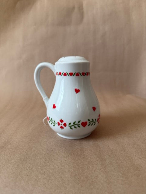 Heart sugar shaker, other side