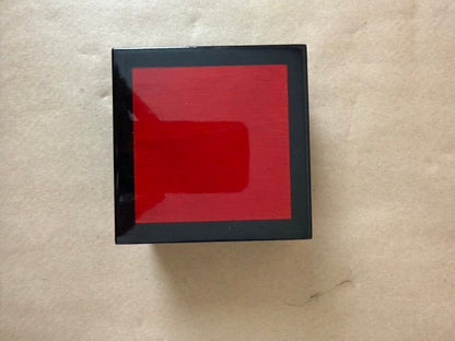 Single lacquer coaster from above