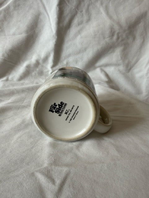Far Side backstamp on base of mug