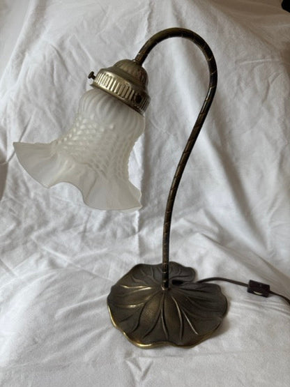 Lily pad lamp from the opposite side