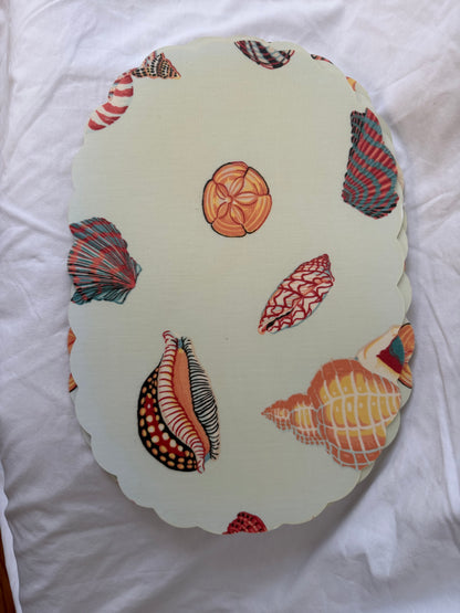 Seashell placemat, second print