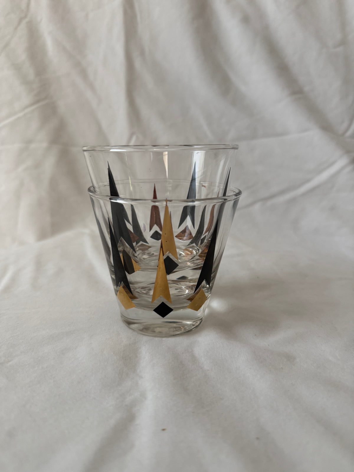 Rocks glasses stacked