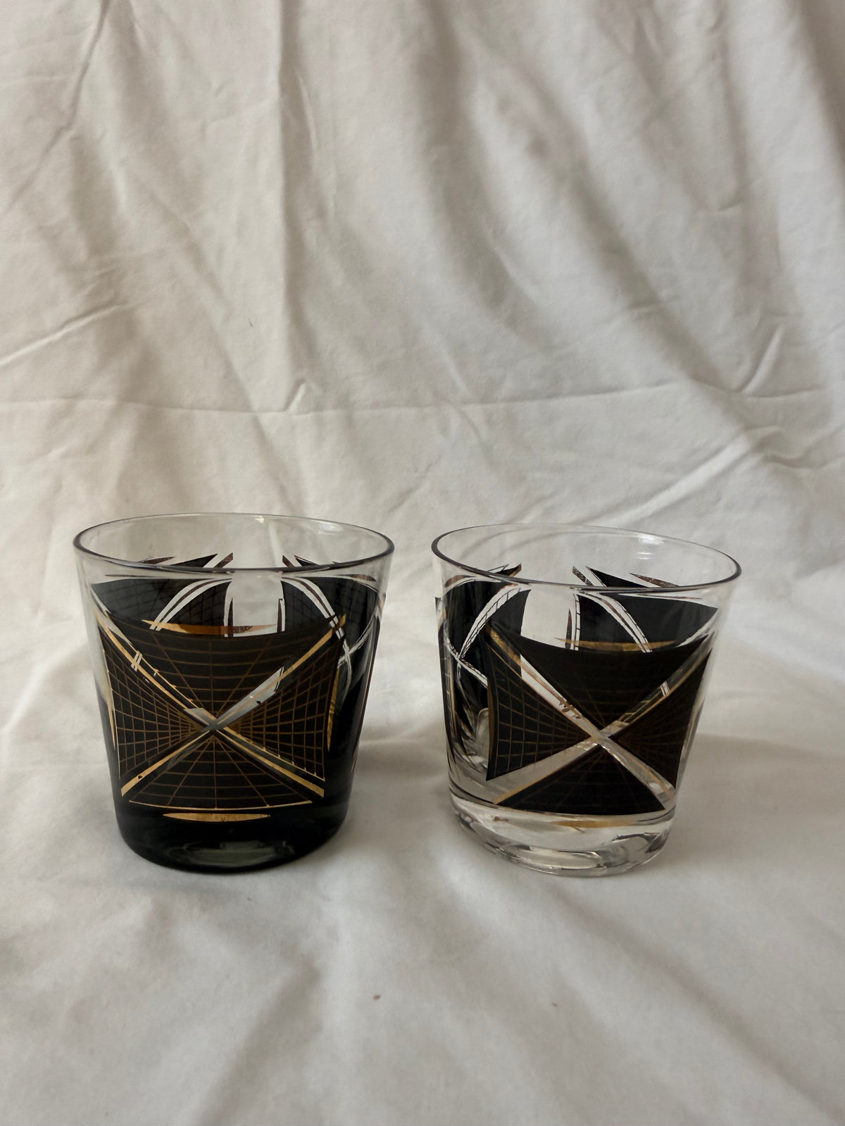 Smoked-base and clear-base versions side by side