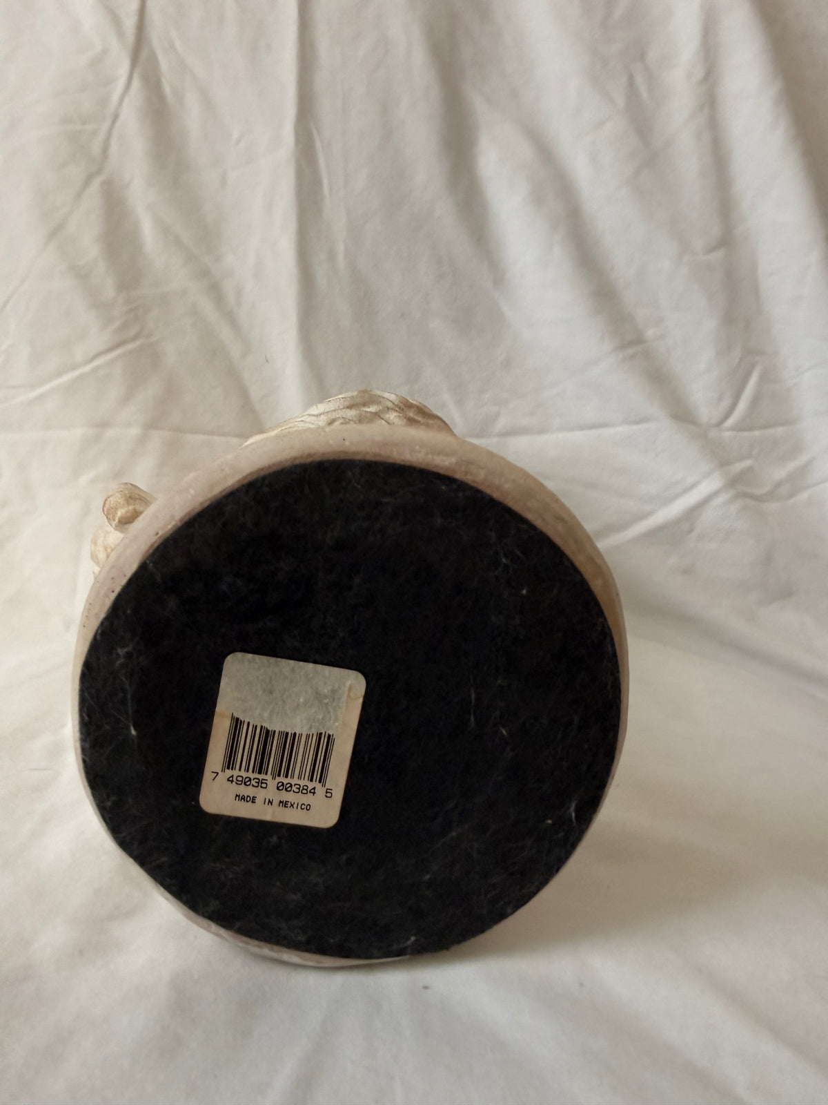 Felt base with Made in Mexico label
