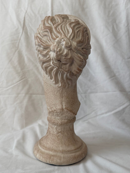Goddess head, back