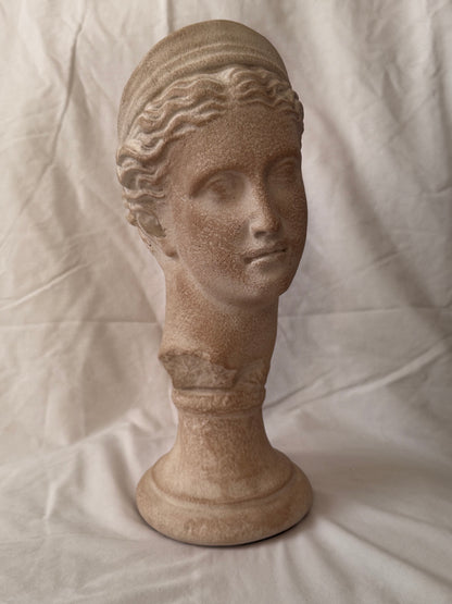 Austin Productions classical goddess head, front