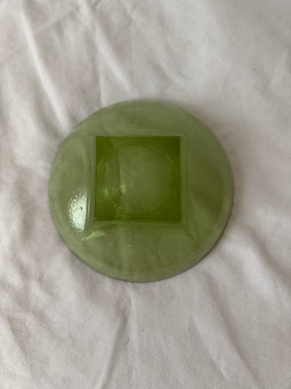 Green bowl underside