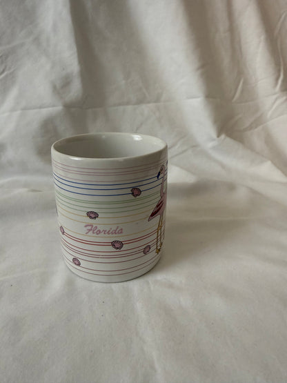 Florida script on the back of the mug