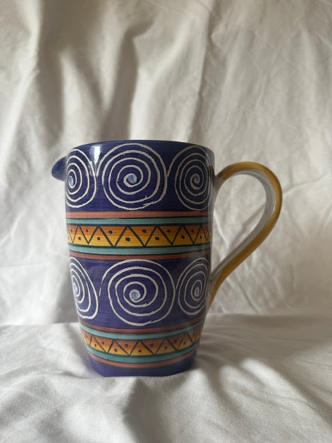 Italian Swirl pitcher, opposite side