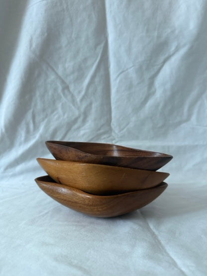 Monkeypod Wood Diamond Dish, Small