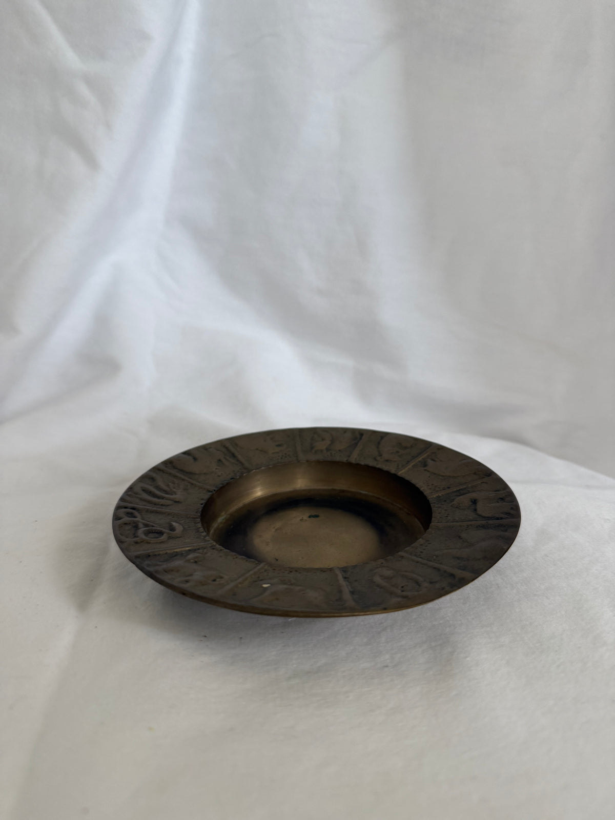 Brass Zodiac Rim Dish