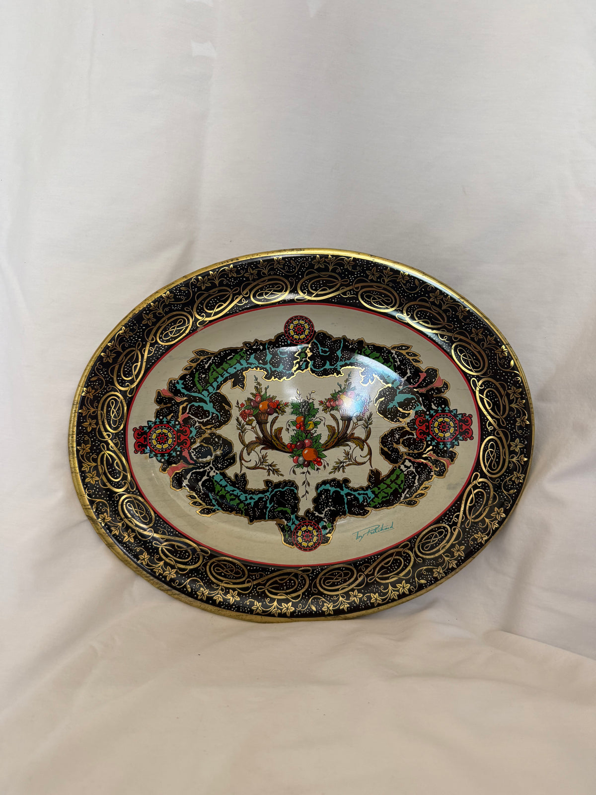 Daher Decorated Ware Oval Tin Tray, England