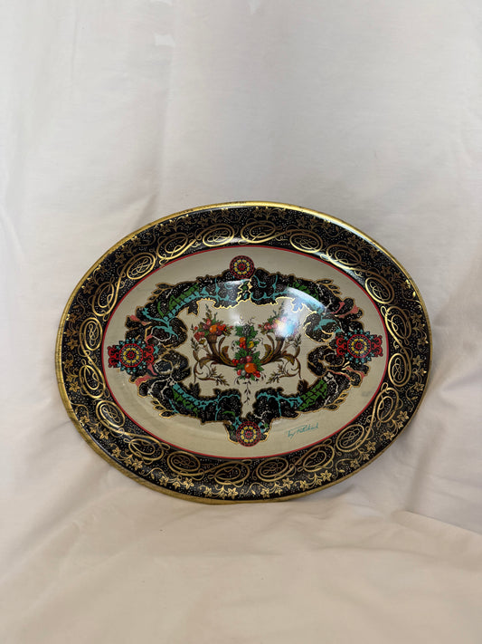 Daher Decorated Ware Oval Tin Tray, England