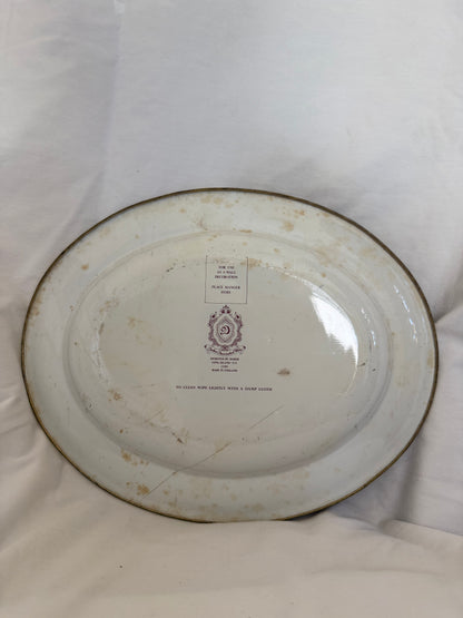 Daher Decorated Ware Oval Tin Tray, England
