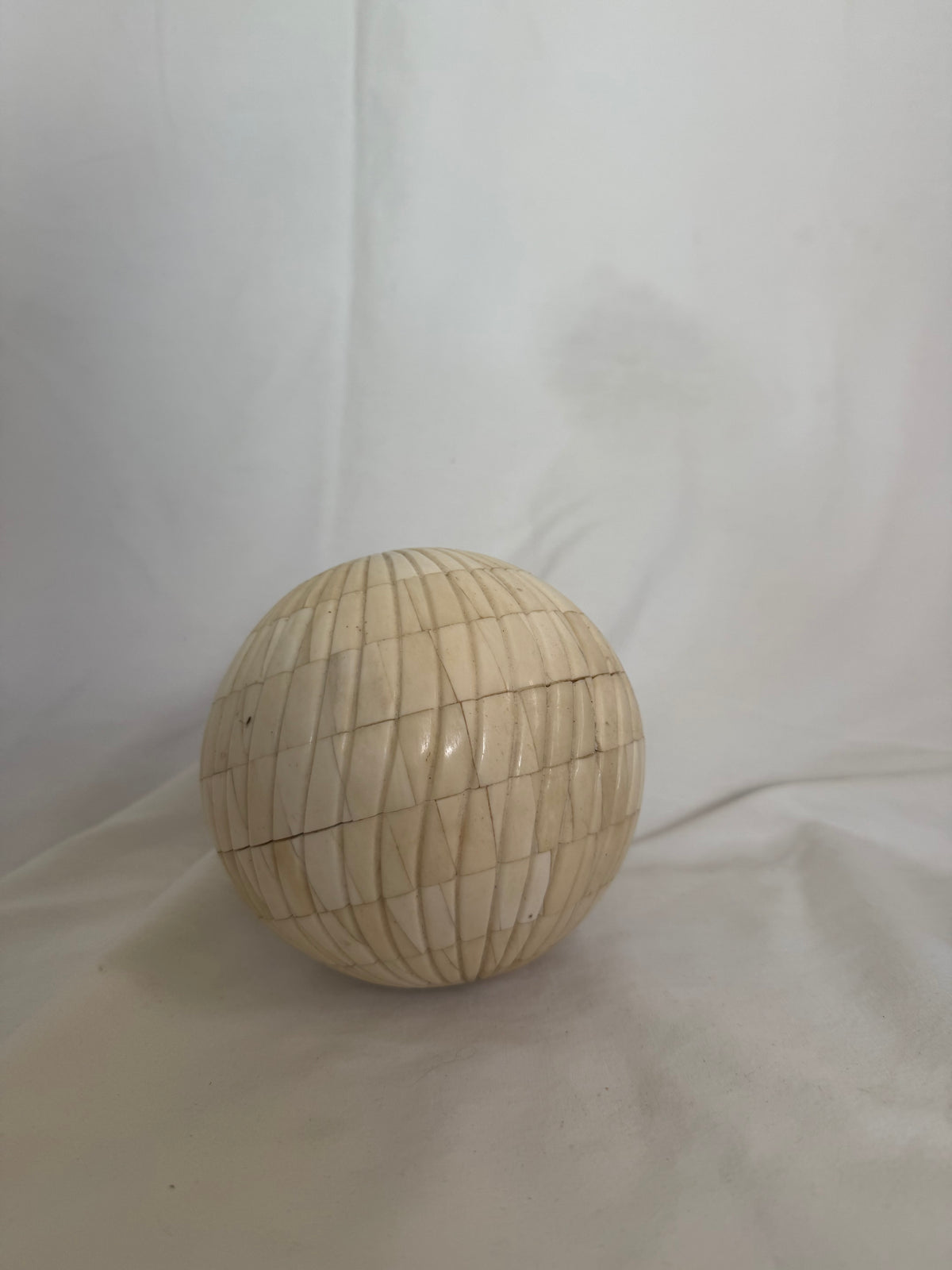 Bone Inlay Decorative Sphere