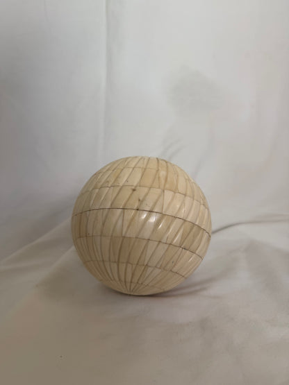 Bone Inlay Decorative Sphere