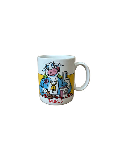 Vintage Taurus Zodiac Novelty Mug