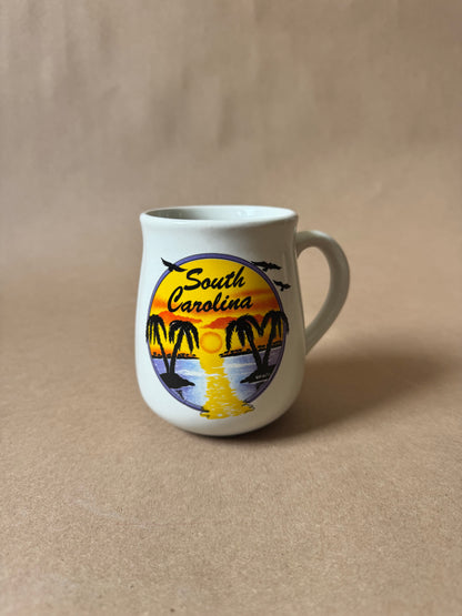 Vintage South Carolina Souvenir Sunset Mug