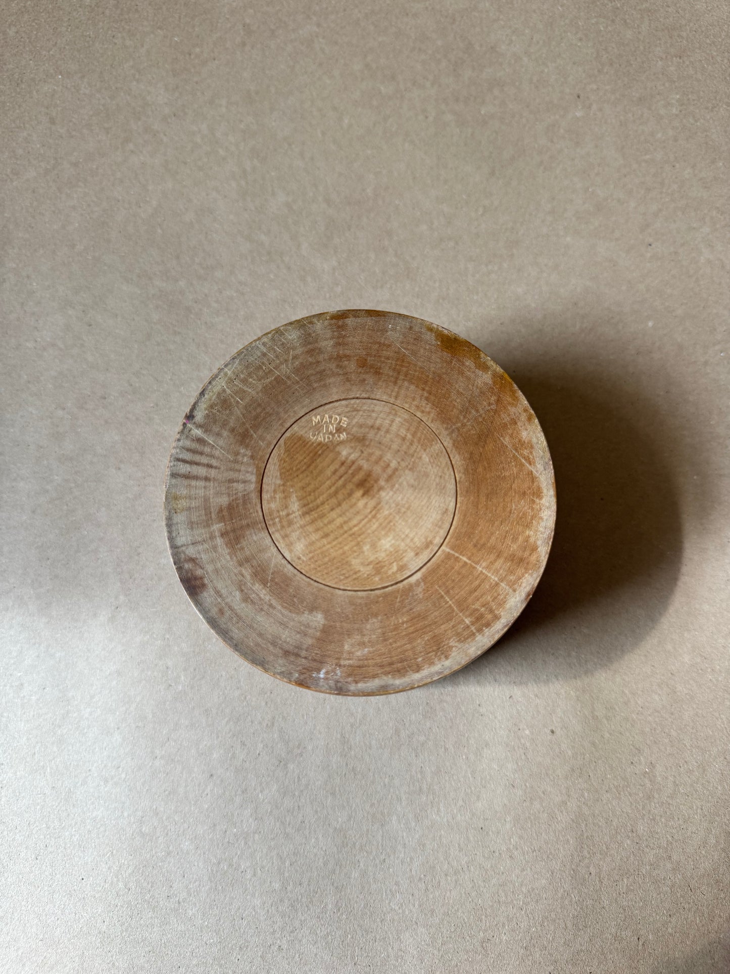 Vintage Nesting Set of Wooden Cactus-Motif Coasters