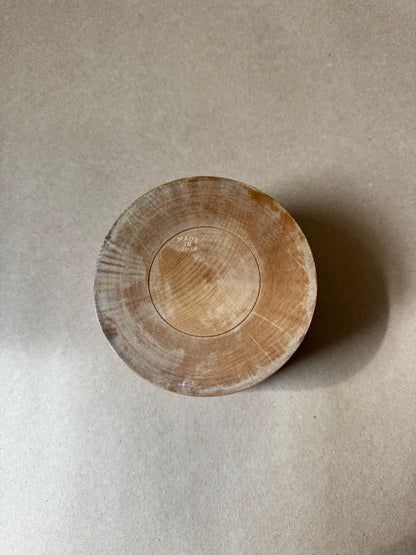 Vintage Nesting Set of Wooden Cactus-Motif Coasters