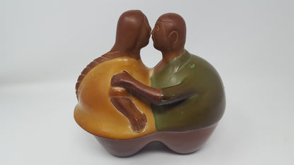 Peruvian Jose Sosa Chulucanas Signed Statue