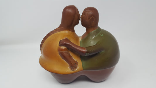 Peruvian Jose Sosa Chulucanas Signed Statue