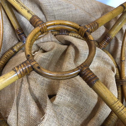 Four Strand Round Rattan Coffee Table