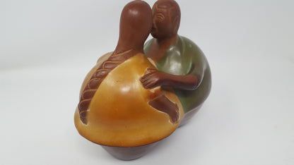 Peruvian Jose Sosa Chulucanas Signed Statue