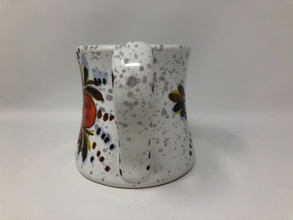 Vintage Speckled Watering Can Planter